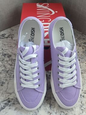 NIB! Swingdish Traveler Canvas Golf Shoe. Size 9.5. Lavender.